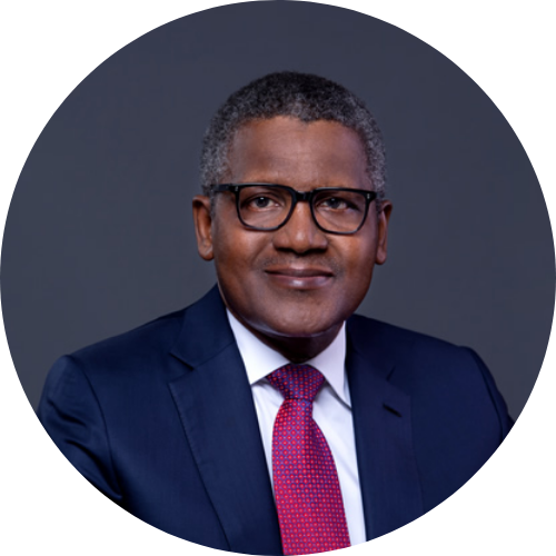 Alhaji Aliko Mohammed Dangote, GCON. (Founder and President:Chief Executive of the Dangote Group)